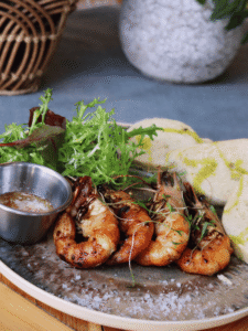 Sarvik restoran menüü krevetid